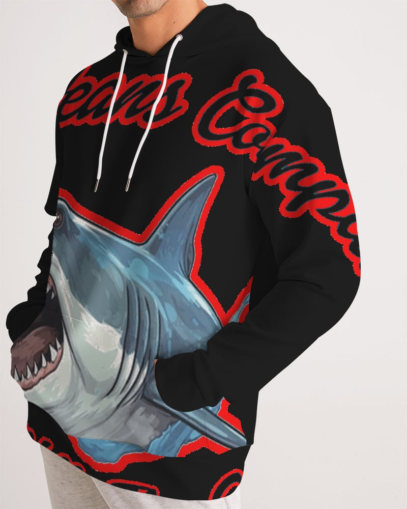 Hype Jeans Monogram Black Men's All-Over Print Hoodie
