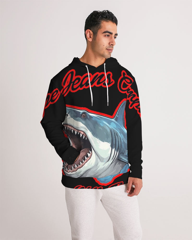 Hype Jeans Monogram Black Men's All-Over Print Hoodie