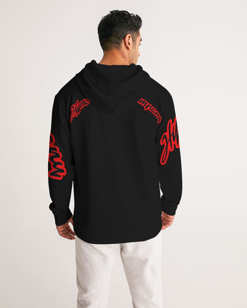 Hype Jeans Monogram Black Men's All-Over Print Hoodie