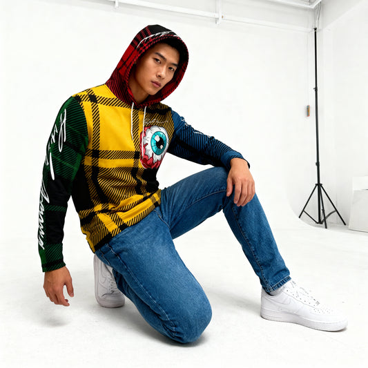 Hype Jeans Company 5 way plaid Men's Hoodie