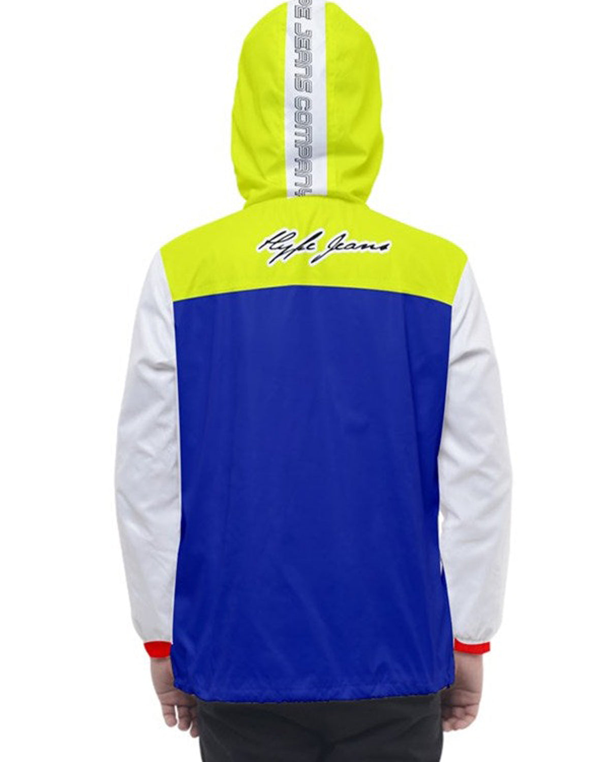 Hype Jeans Company navy coat Men's Front Pocket Pullover Windbreaker