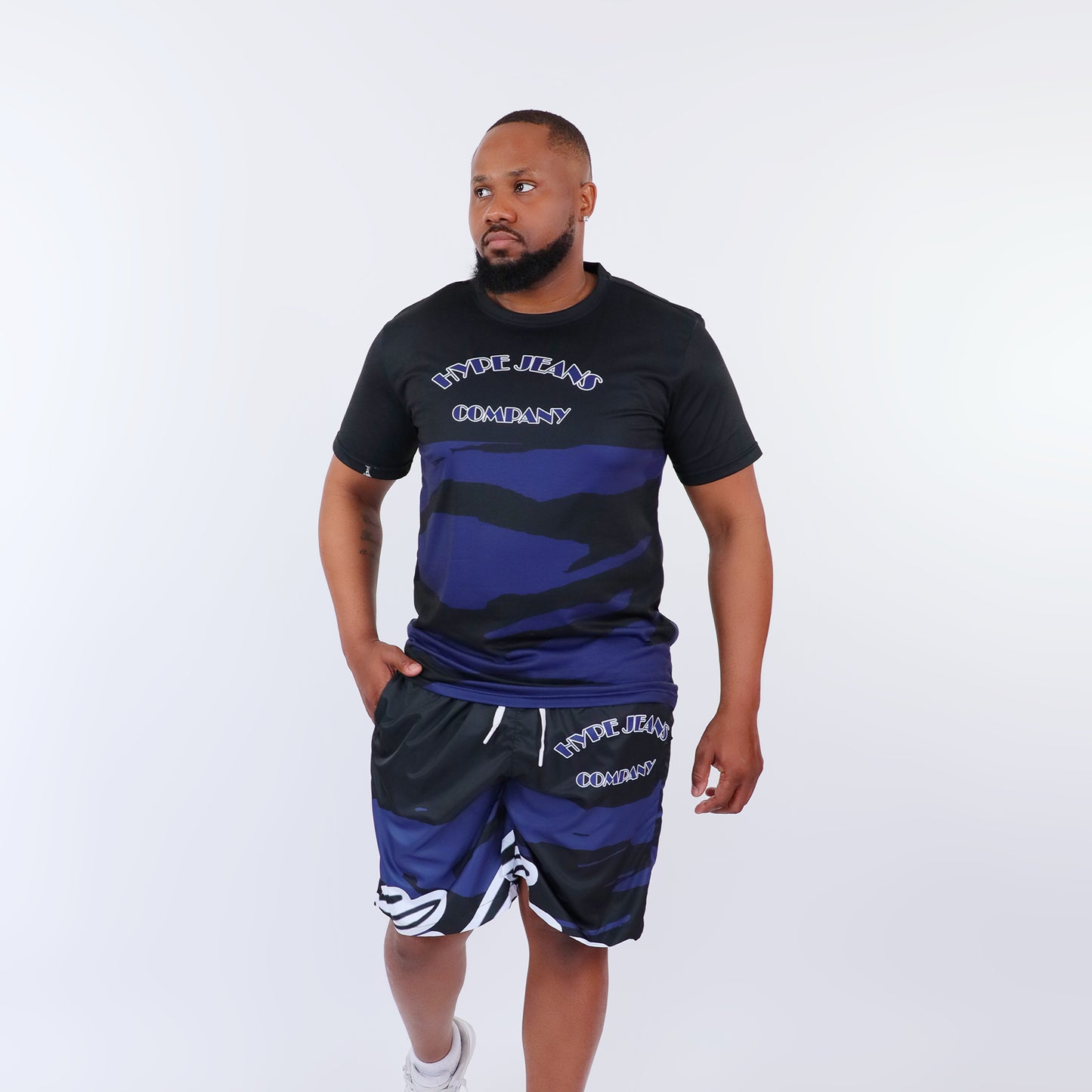 HJC Blue Army Men's Jogger Shorts