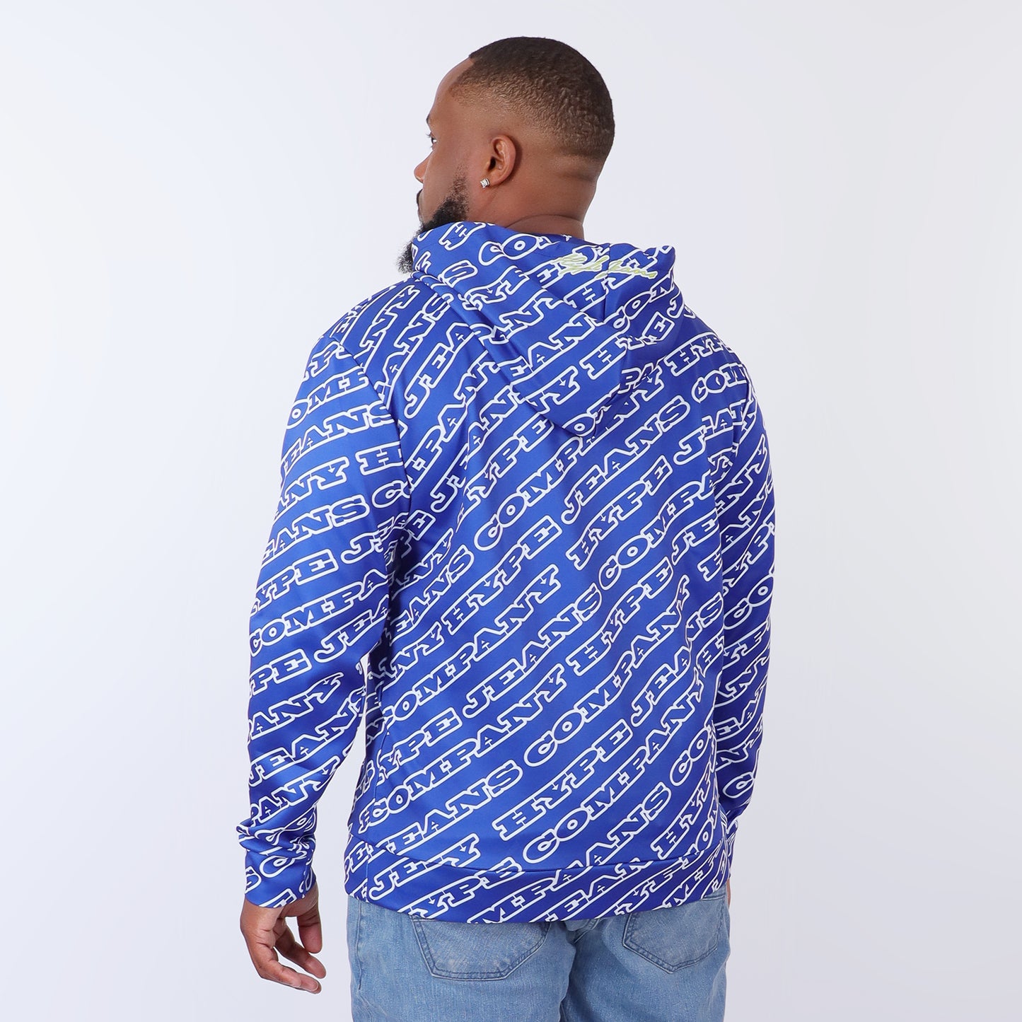 HJC Blue Mono Men's Hoodie