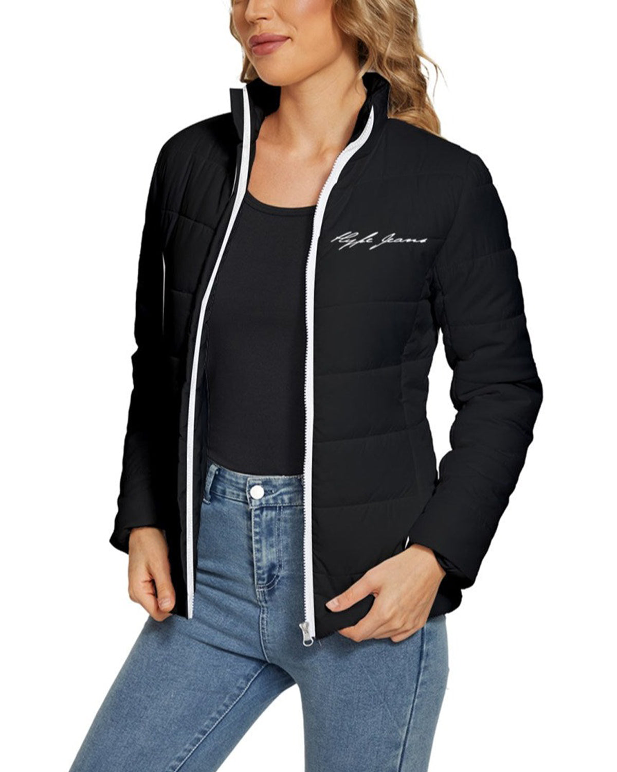 Hype Jeans Company Women's Puffer Bubble Jacket Coat