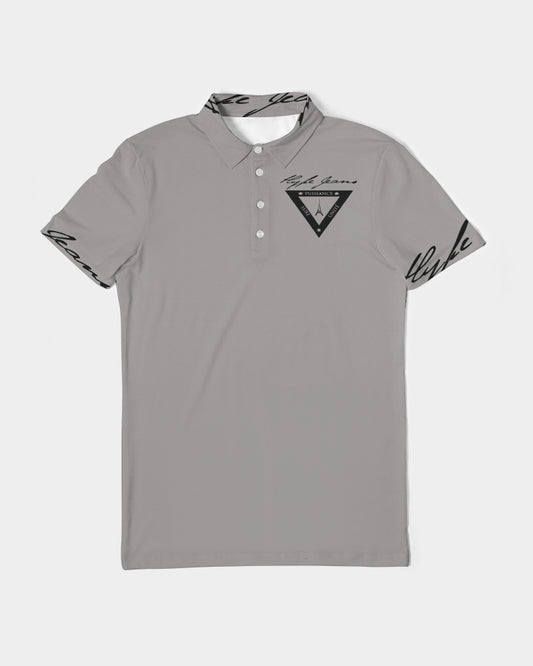 Hype Jeans Company Men's Slim Fit Short Sleeve Grey Polo - Hype Jeans Company - Hype Jeans
