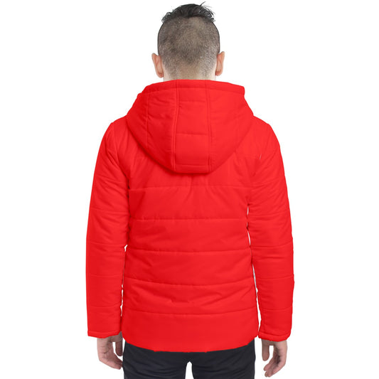 Hype Jeans Company Men's Hooded Puffer Jacket (Red) - Hype Jeans Company - Hype Jeans