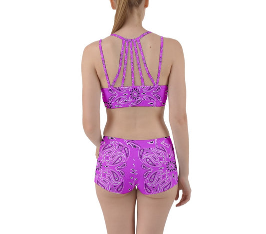Hype Jeans Company Pink bandana Perfect Fit Gym Set - Hype Jeans Company - Hype Jeans