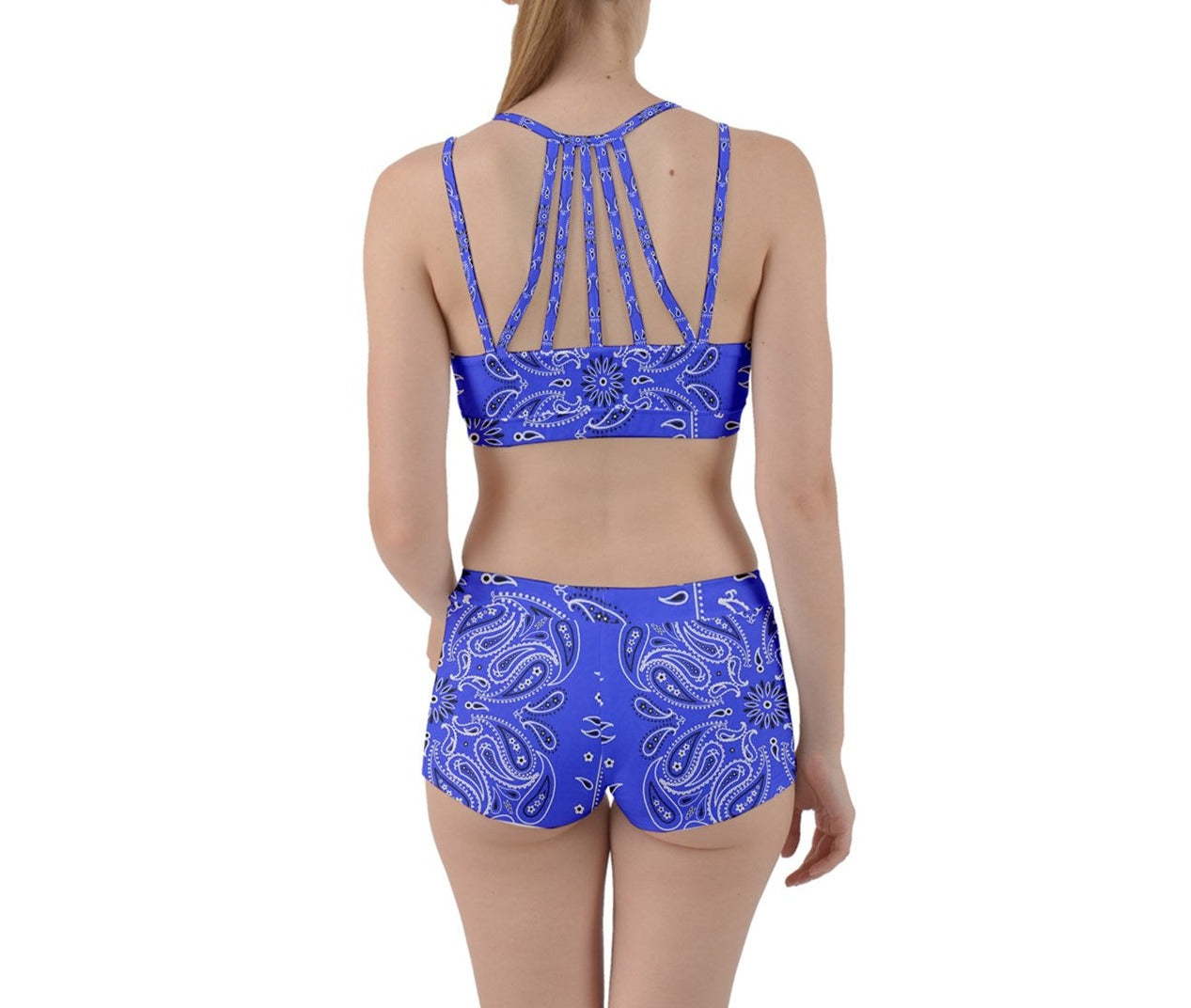 Hype Jeans Company Baby Blue bandana Perfect Fit Gym Set