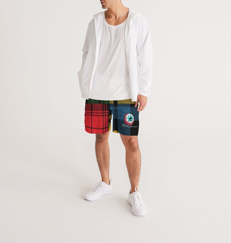 Hype Jeans 5 way plaid Men's Jogger Shorts