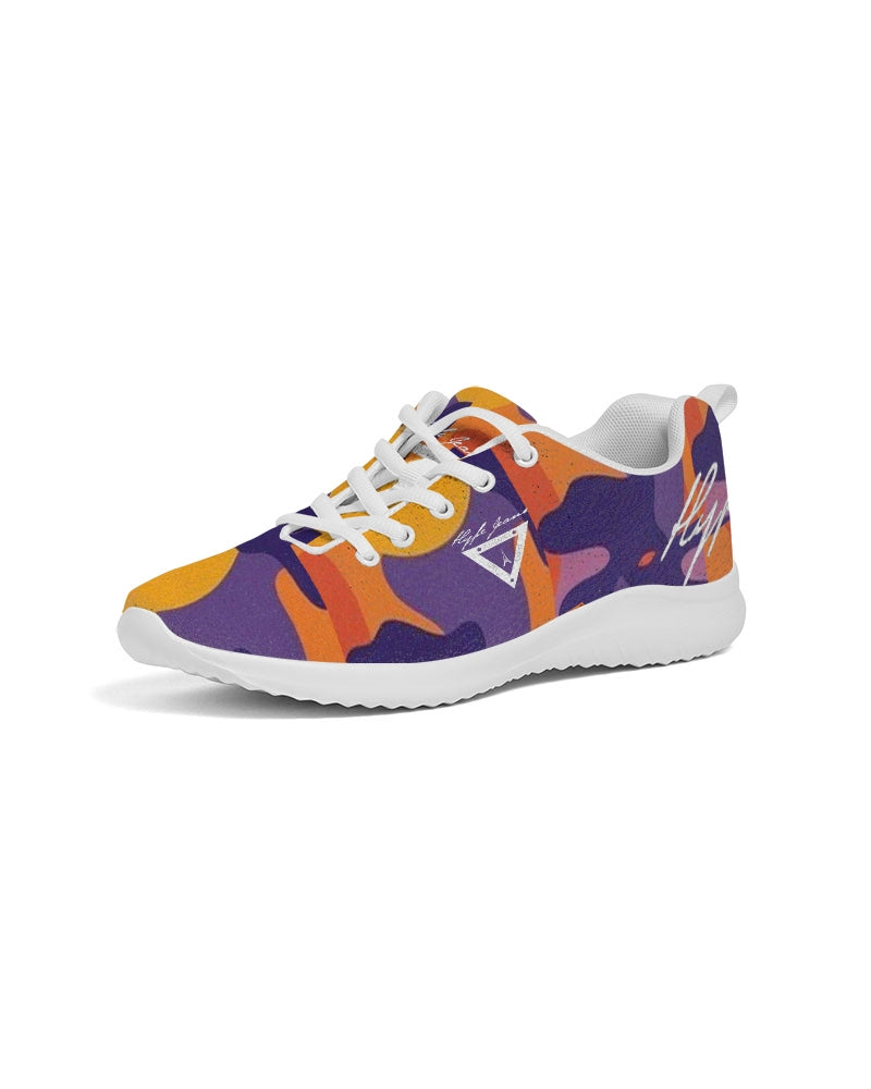 Hype Jeans Fade Camo Purple / Yellow Women's Athletic Shoe - Hype Jeans Company - Hype Jeans