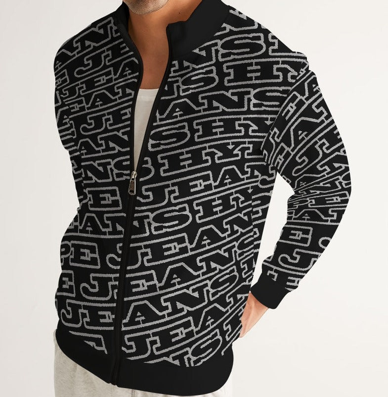 Hype Jeans Company Monogram Black Men's Track Jacket