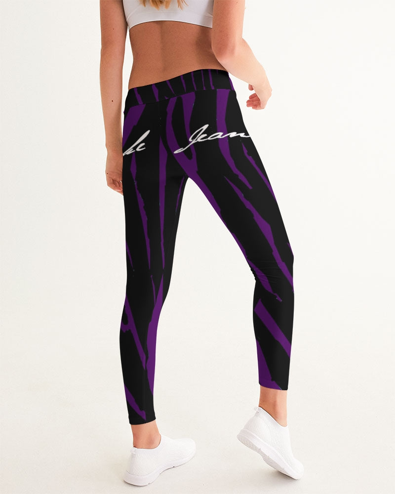 Hype Jeans Company Purple Slashs Women's Yoga Pants