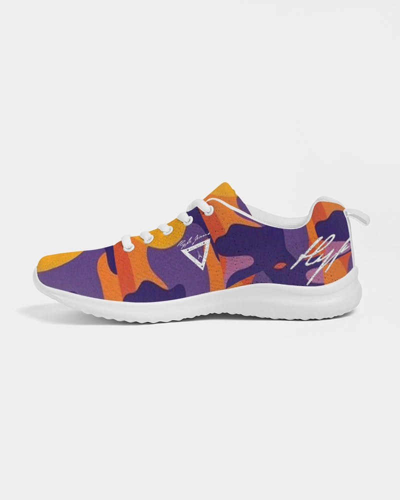 Hype Jeans Fade Camo Purple / Yellow Women's Athletic Shoe - Hype Jeans Company - Hype Jeans