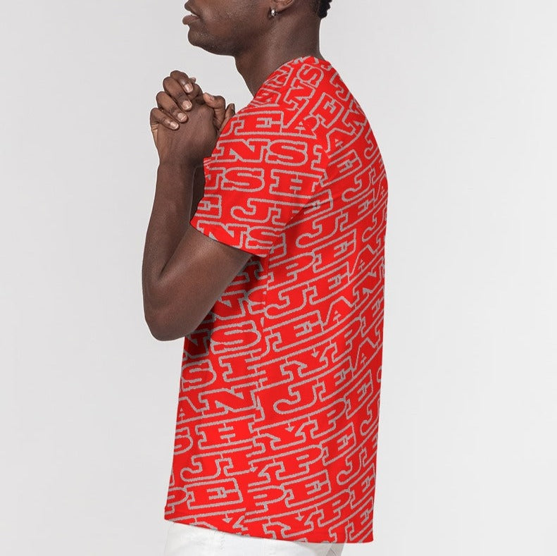 Hype Jeans Monogram Red Men's Everyday Pocket Tee