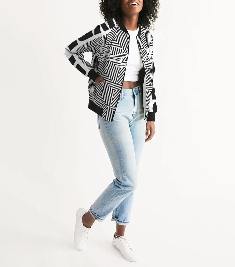 Hype Jeans Women's Mosaic Bomber Jacket - Hype Jeans Company - Hype Jeans