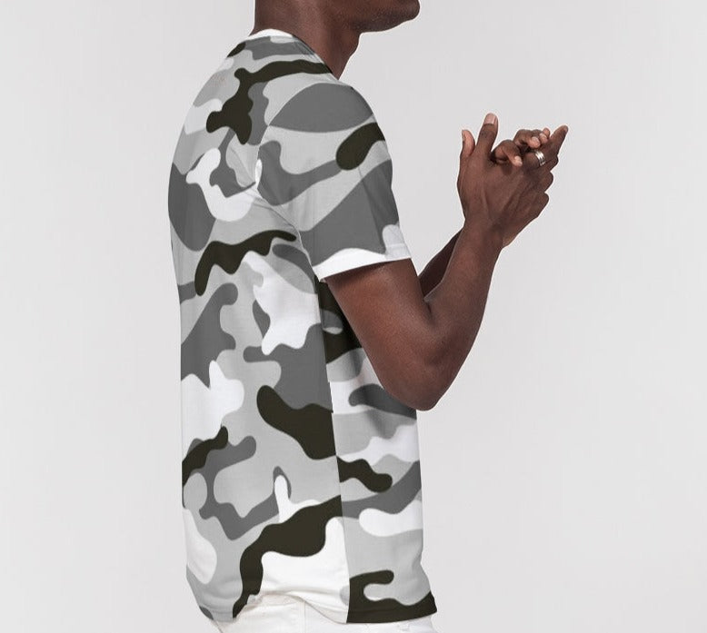 Hype Jeans Company Camo Black / White Men's Everyday Pocket Tee