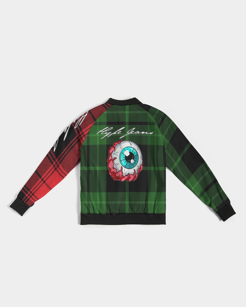 Hype Jeans Company 5 way plaid Women's Bomber Jacket