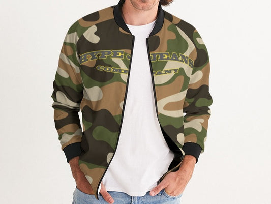 Hype Jeans Company Forest Camo Men's Bomber Jacket - Hype Jeans Company - Hype Jeans