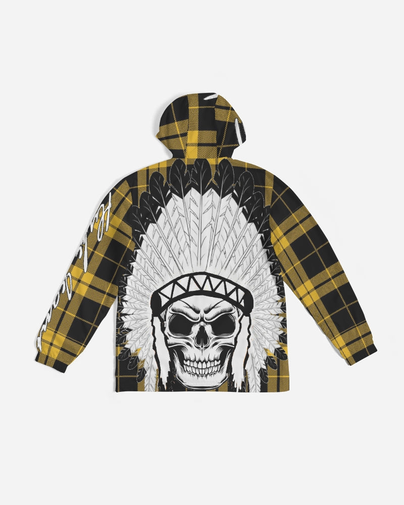 Hype Jeans Company Yellow Plaid Men's Windbreaker