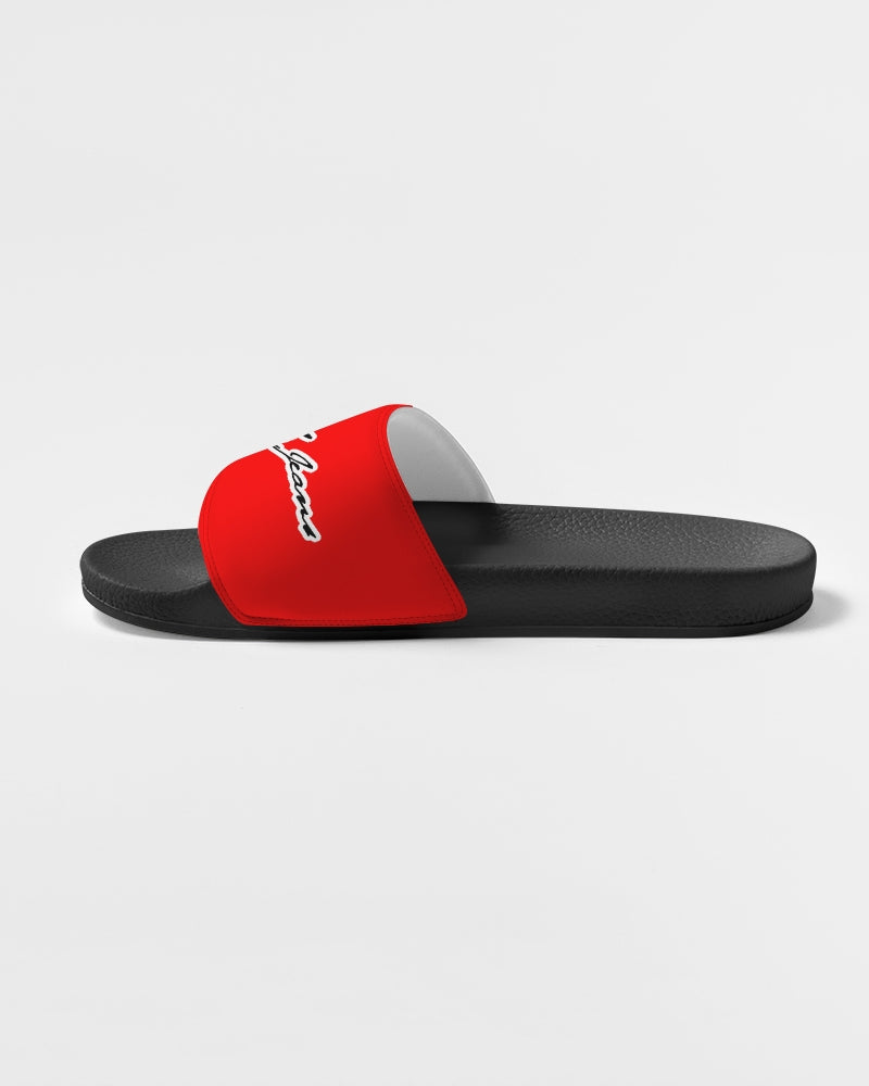 Hype Jeans Monogram Red Slide Sandal