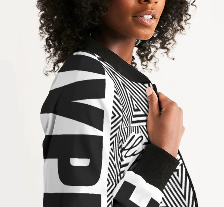 Hype Jeans Women's Mosaic Bomber Jacket - Hype Jeans Company - Hype Jeans
