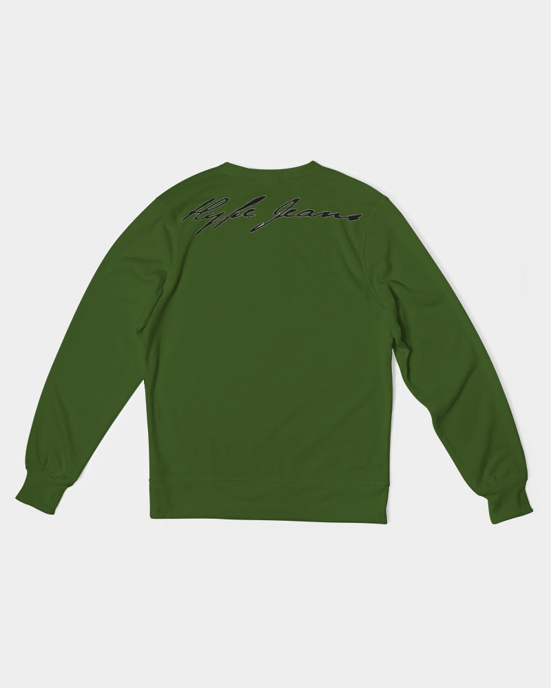 Hype Jeans Gorilla OLIVE GREEN Men's Classic French Terry Crewneck Pullover