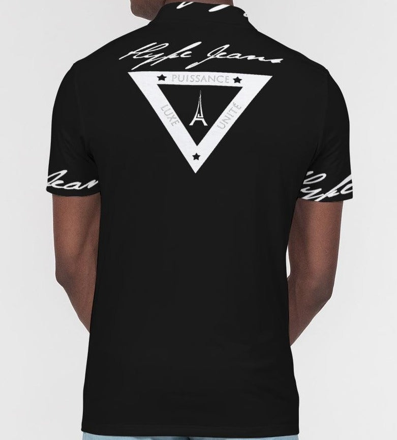 Hype Jeans Company Men's Slim Fit Short Sleeve Polo