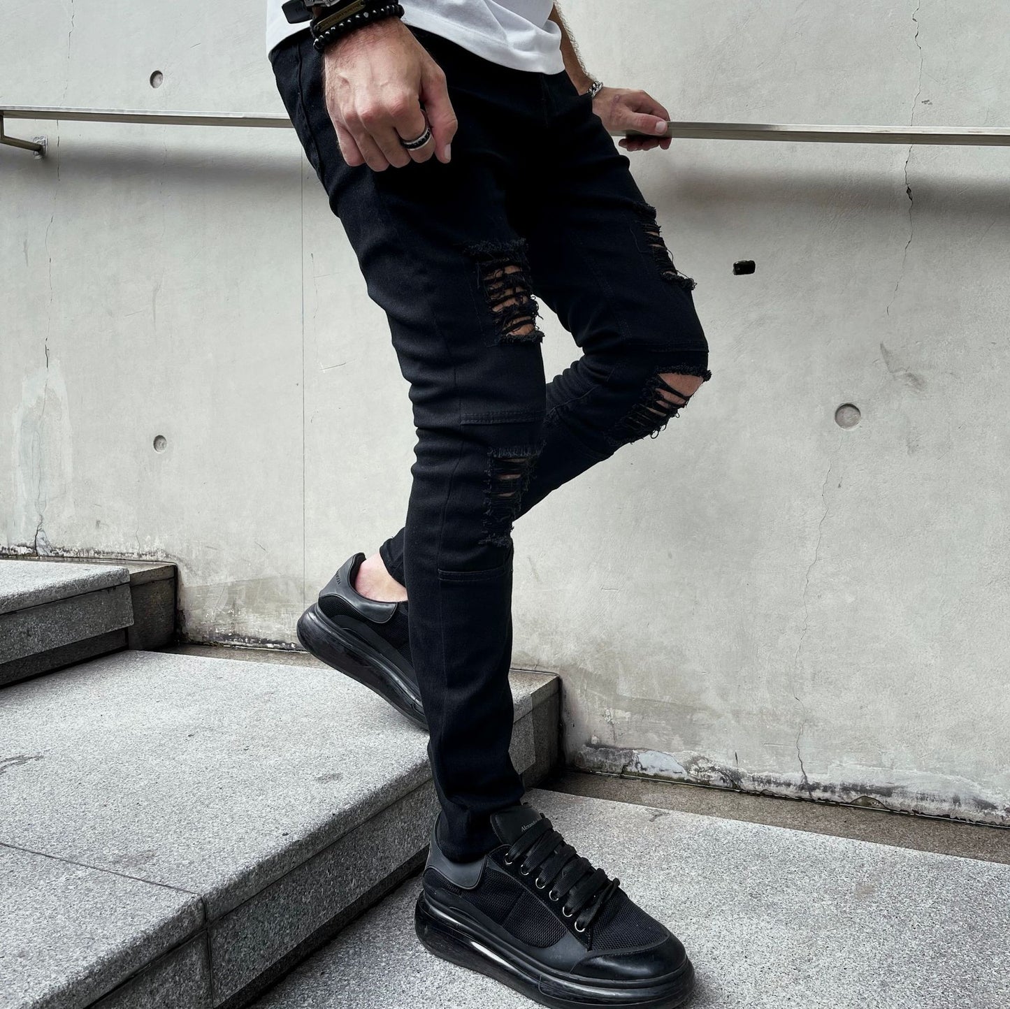 Hype Jeans Company - Mens Denim Jeans - Black 803