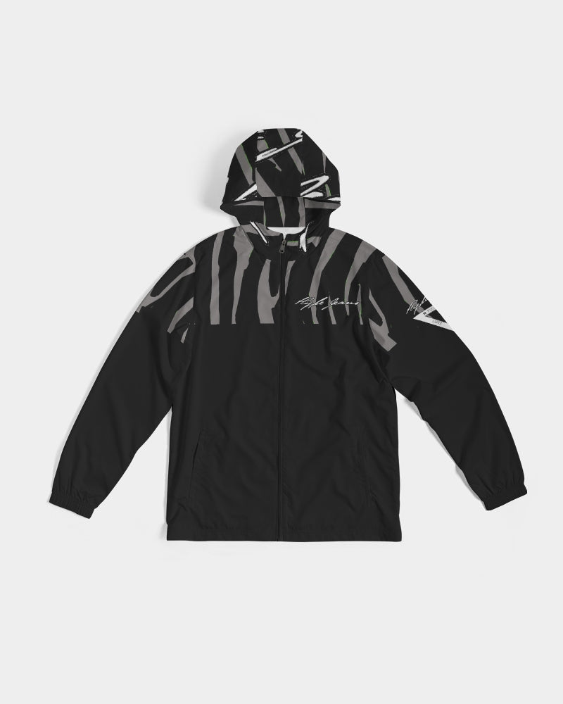 Hype Jeans Company Slashs Black and Gray Men's Windbreaker