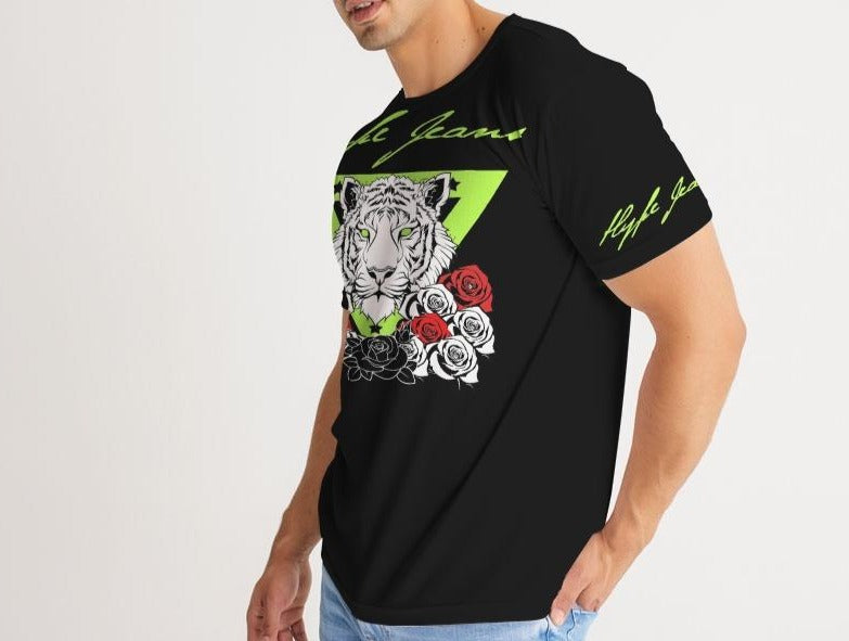 Hype Jeans Company Rose Flowers Black Men's Tee