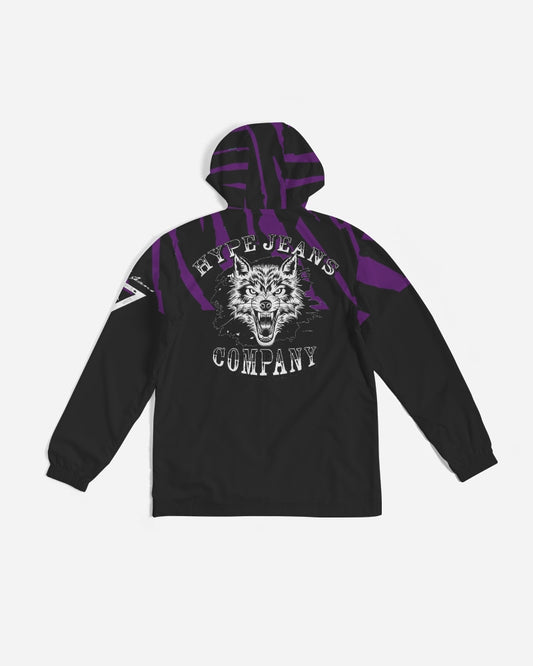 Hype Jeans Company Purple slashs Men's Windbreaker - Hype Jeans Company - Hype Jeans