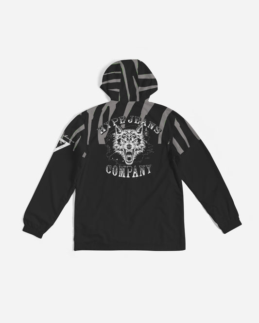 Hype Jeans Company Slashs Black and Gray Men's Windbreaker - Hype Jeans Company - Hype Jeans
