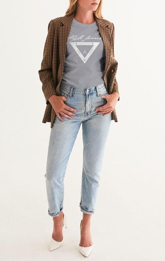 Hype Jeans white shield logo Women's Graphic Tee - Hype Jeans Company - Hype Jeans