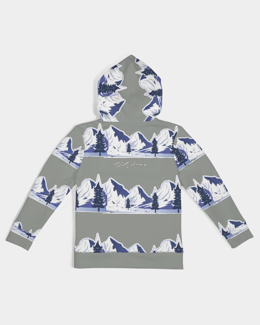 Hype Jeans Winter Mountain Gray Kids Hoodie - Hype Jeans Company - Hype Jeans