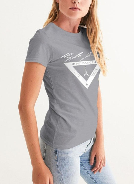 Hype Jeans white shield logo Women's Graphic Tee - Hype Jeans Company - Hype Jeans