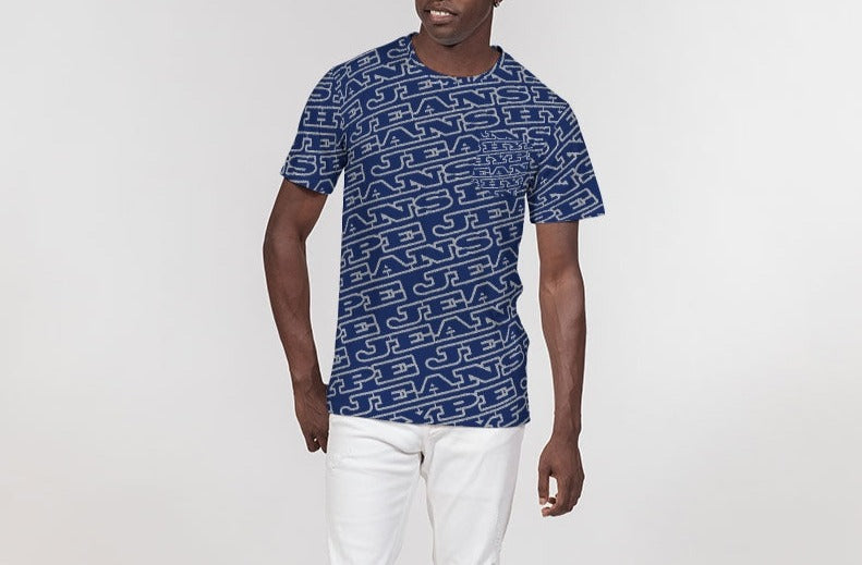 Hype Jeans MonoGram Navy Blue Men's Everyday Pocket Tee