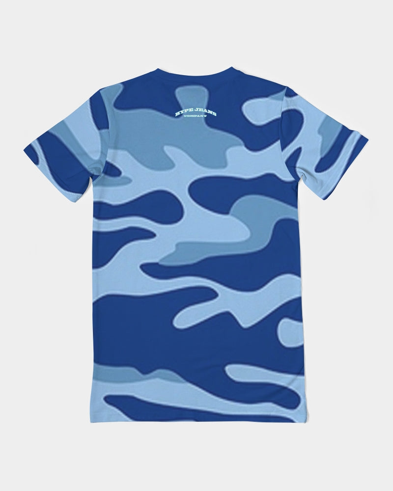Hype Jeans Company Blue Camo Men's Everyday Pocket Tee