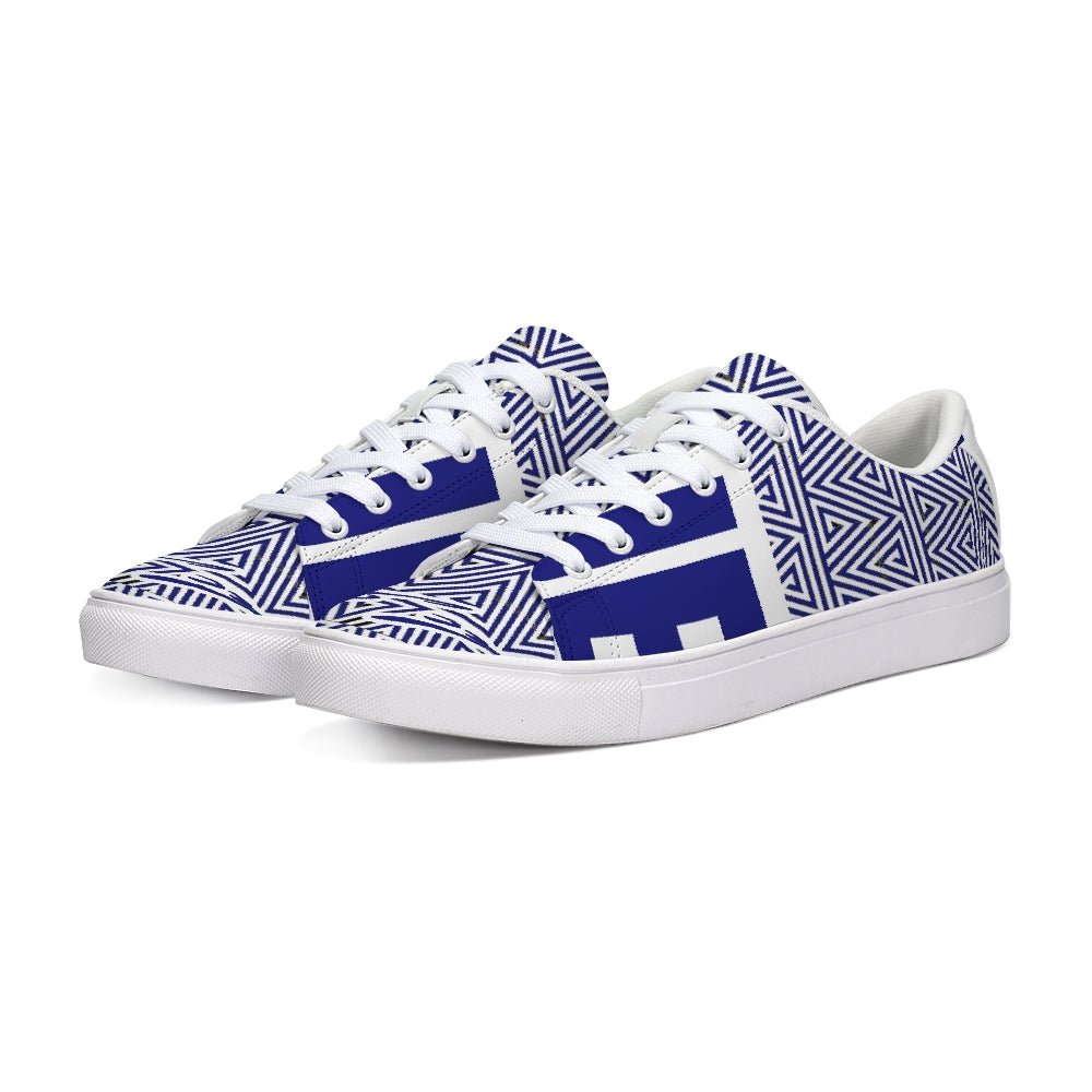 Hype Jeans Mosaic Sneaker 2 Low Cut Navy Blue / white - Hype Jeans Company - Hype Jeans