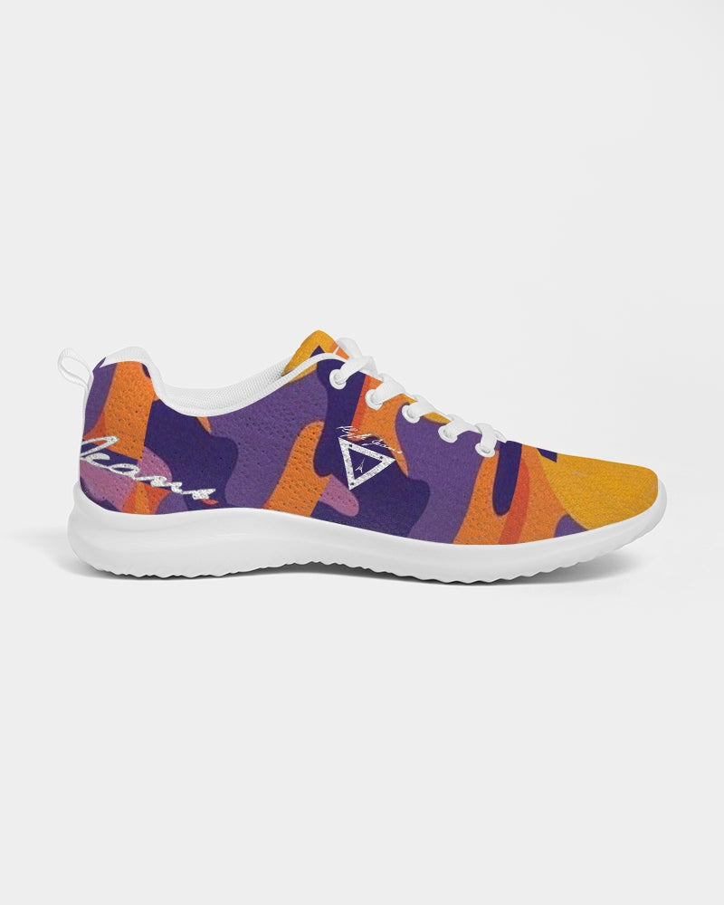 Hype Jeans Fade Camo Purple / Yellow Women's Athletic Shoe - Hype Jeans Company - Hype Jeans