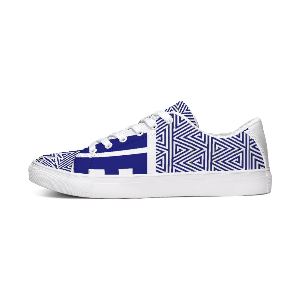 Hype Jeans Mosaic Sneaker 2  Low Cut Navy Blue / white - Hype Jeans Company - Hype Jeans