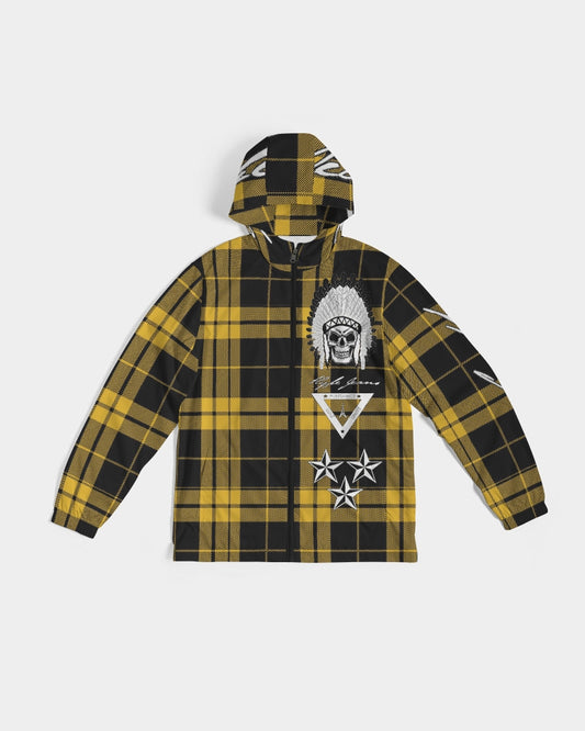 Hype Jeans Company Yellow Plaid Men's Windbreaker