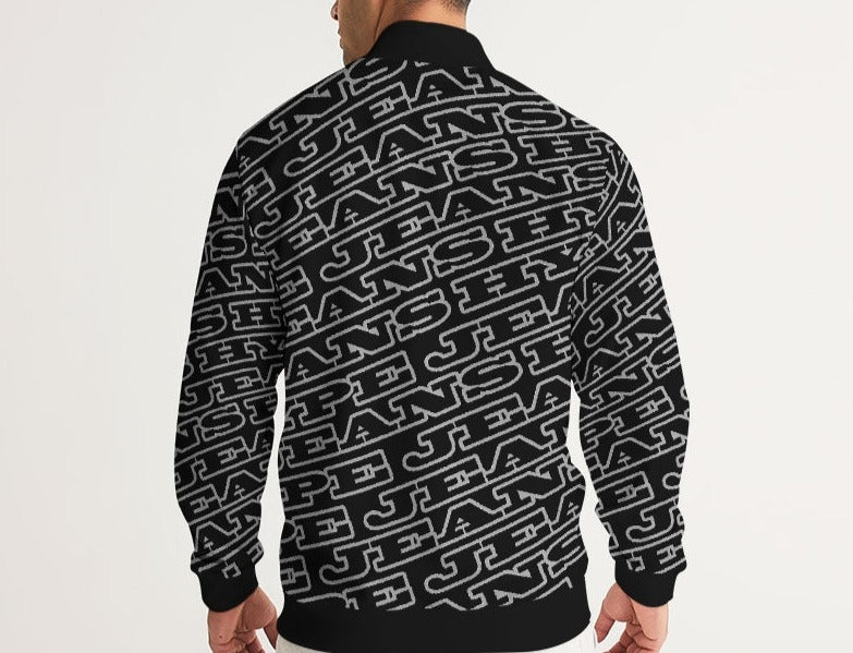 Hype Jeans Company Monogram Black Men's Track Jacket