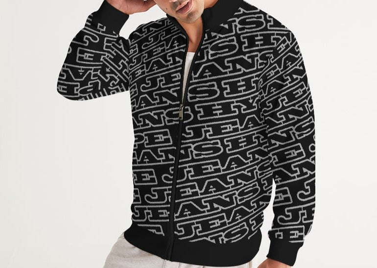Hype Jeans Company Monogram Black Men's Track Jacket