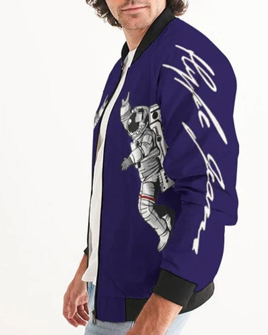Hype Jeans Space Man NAVY Men's Bomber Jacket