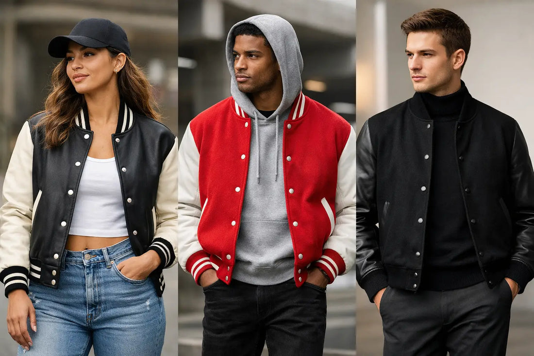 How to Style Varsity Jackets for Every Fit