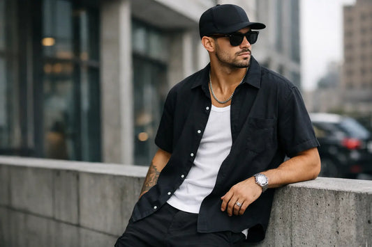 Men's Streetwear Button Down Fits With Edge