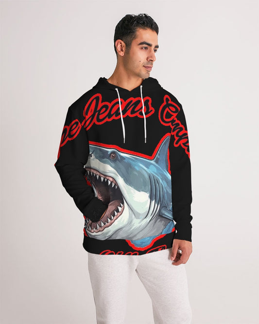 Hype Jeans Monogram Black Men's All-Over Print Hoodie
