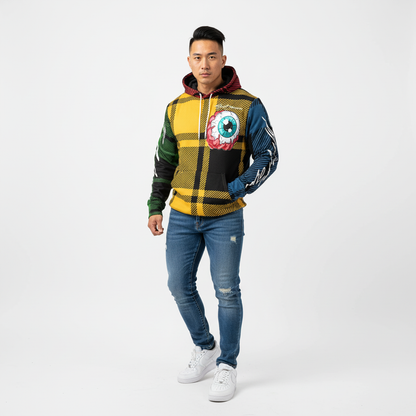 Hype Jeans Company 5 way plaid Men's Hoodie - Hype Jeans Company - Hype Jeans 