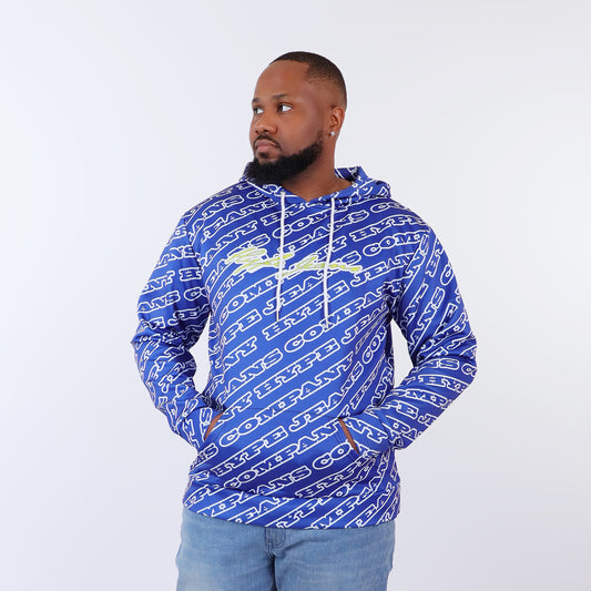 HJC Blue Mono Men's Hoodie