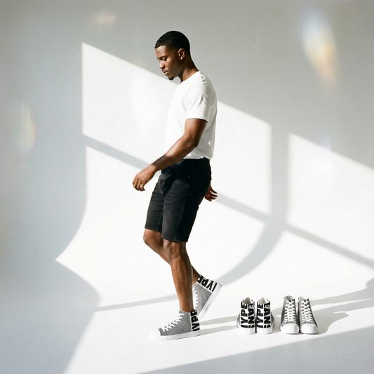 Hype Jeans Company Mosaic sneakers 2 Hightop Canvas Shoe